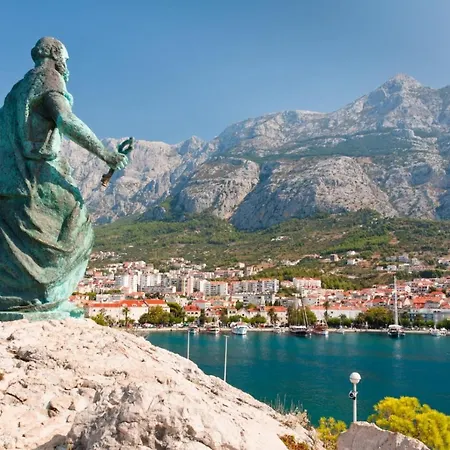 Apartmán Studio Apartment In Gradac With Sea View, Balcony, Air Conditioning, Wifi 4238-2 *